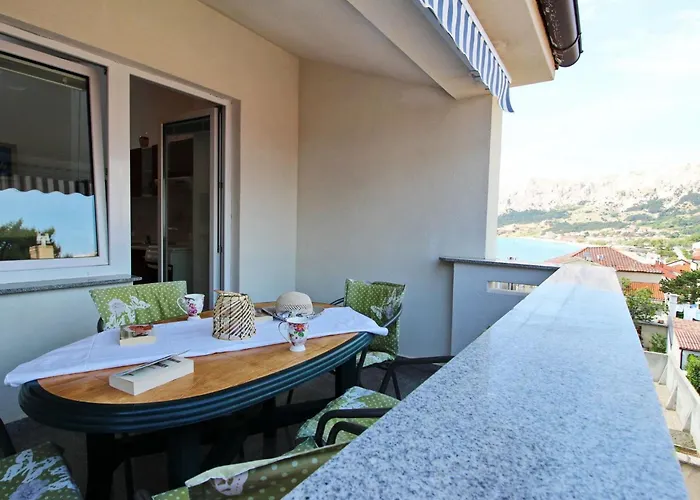 In Mit Eigenem Balkon By Interhome Baška